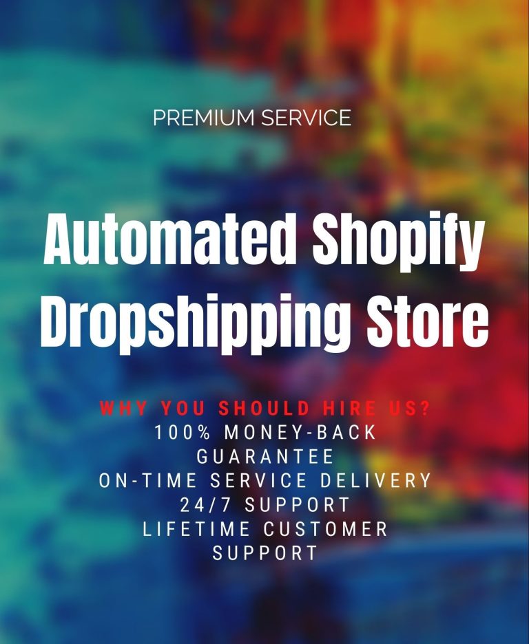 Automated Shopify Dropshipping Store
