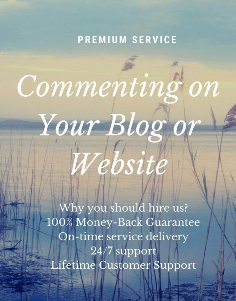 Commenting on Your Blog or Website