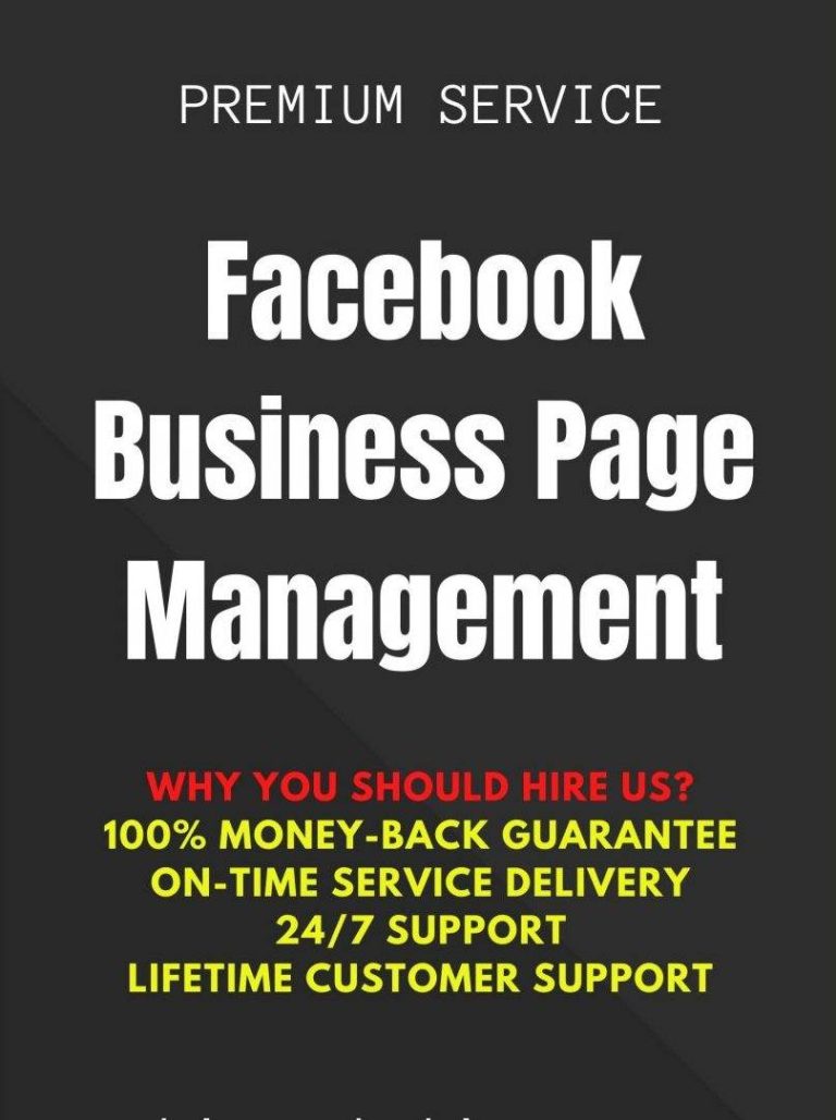 Facebook Business Page Management